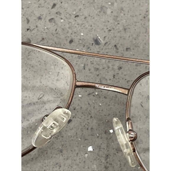 Safilo Elasta Eyeglasses Frames ONLY Italy 56-18-145 9HM 7115 Aviator Brown - Picture 11 of 14